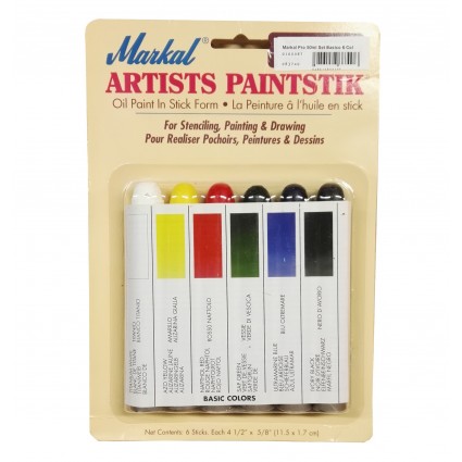 Set Pintura Markal Paintstik 6 colores