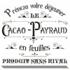 Stencil Cadence 45 x 45 Cacao Payrand