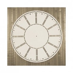 Soporte Madera trasera Reloj Engranajes (M) 30X30
