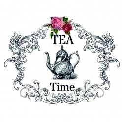 TRANSFER TEA TIME 25x35