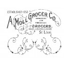 Stencil cadence 25 x 25 A Moll Grocer